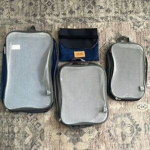Set of 3 Travelon Mesh Packing Cube Containers
